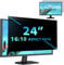 STARY Computer Privacy Screen 24 Inch for Widescreen 16:10 Monitor, Removable Anti Glare Blue Light Scratch Screen Protector Film, Data Confidentiality Shield [1 Pack]