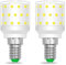 BROLSKUN E14 Led Kaltweiß 6W Ersetzt Glühbirnen 60W Neu Maiskolben 800LM 100-265V Birne E14 Kleine Edison Schraube Kein Flackern für Deckenlampe Kronleuchter, Wohnzimmer, Küche Nicht Dimmba(2 Stück)