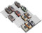 Famhap 4 Stück Gewürzregal für Schubladen Gewürz Schubladeneinsatz, 4 Etagen Schubladen Ordnungssystem von 29,5cm bis 59cm ausziehbar, Organizer für Küche, Arbeitsfläche, Schrank, Regal, Weiß