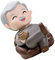 STOBAZA Großvater Figur Jahrestag Kuchen Opa Statue