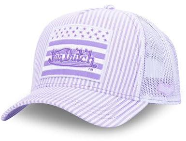 Von Dutch Kappe für Damen und Herren, Trucker-Flagge, verstellbar, violett, Einheitsgröße