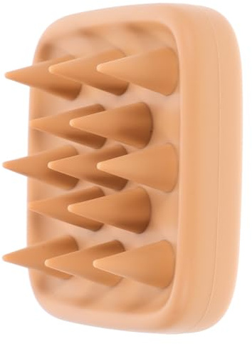 FOMIYES Kopfhautmassagegeräte aus Silikon Ergonomische Haarbürste als Kopfhautmassagegerät für Dusche Fördert die Durchblutung und Reinigt Sanft