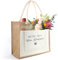 Tarklanda Jutetasche Rentner, Geschenke Renteneintritt Frauen, Jute Tote Bag Ruhestand Frau, Jute Shopper Bag als Ruhestandsgeschenk, personalisiert Geschenke zum Ruhestand für Damen, Größe M