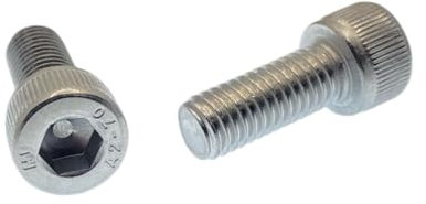 Rubigo Tornillos M8, tornillos de cabeza hexagonal M8 x 20 mm, tornillos de acero inoxidable A2, tornillos hexagonales de 8 mm de diámetro, tornillos M8 industriales, interiores y exteriores (20