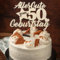 Tortendeko 50. Geburtstag Mann Frau aus Holz 5MM, Kuchendeko 50. Geburtstag Deko, Alles Gute zum 50. Geburtstag Cake Topper