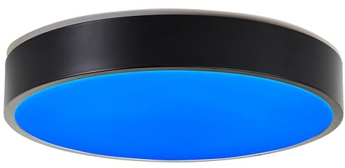 Brilliant LED Deckenleuchte Vadin Tuya App steuerbar, 33 cm, RGB, 2300 lm, dimmbar, 3000-6500 K, schwarz