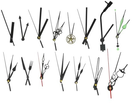 Yardenfun 15sätze Uhrzeiger Ersatzteile Für Wanduhr Und Langlebig Und Installieren Für Uhrenreparatur Und Bastelprojekte