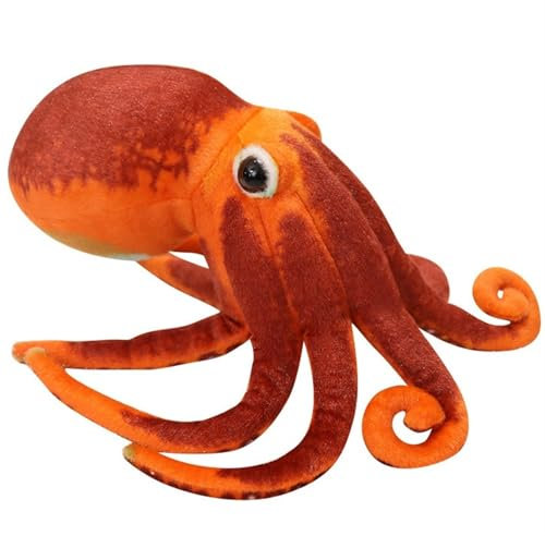 TOPLITHE Niedlicher Oktopus Plüsch, Lebensechter Oktopus Kuscheltier Tiefsee Kriechtier Spielzeug for Kinder Geburtstag (55CM/21IN)