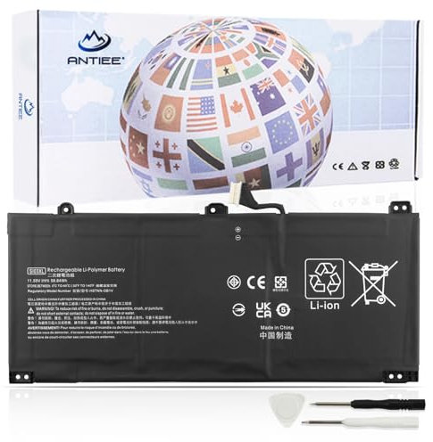 ANTIEE 58.84Wh SI03XL Laptop Replacement Batteria per Chromebook 14b-nb0000, Chromebook Elite c640 G3 11.55V