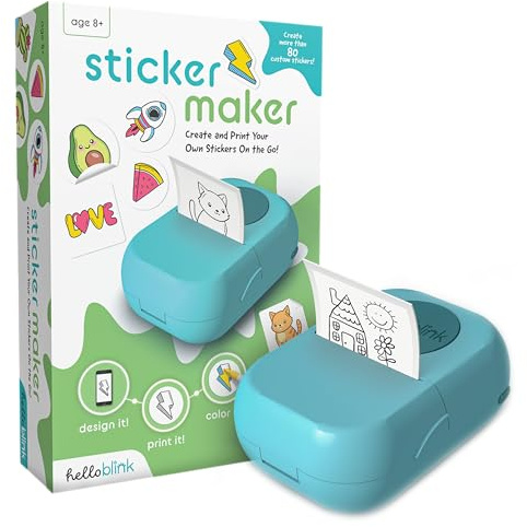 Hello Blink - Sticker Maker – Create Your Own Stickers – Craft for Kids Aged 8+