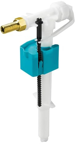 Schwab (eine Marke von Fluidmaster) Füllventil HVK G 3/8 x 33 mm Messingschaft, seitlich montiertes Ventil, Teleskoprohr