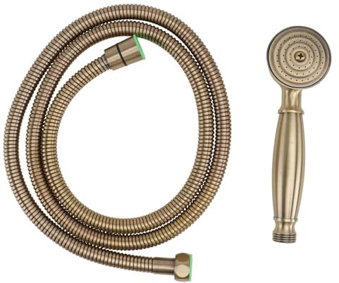 CLISPEED 1Pièce Laiton Rétro avec Flexible de Douchette de Bain Durable à Chute Facile à Installer