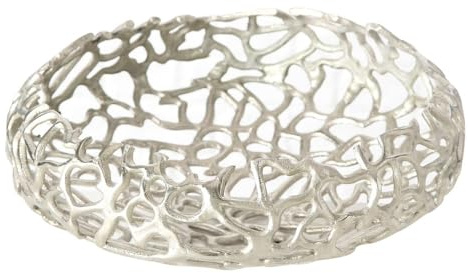 BOLTZE Fidan Schale Ø40 cm H13 cm Aluminium Silber