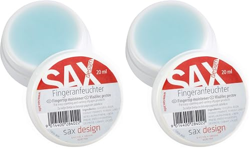 SAX hidratante de dedos, hidratante de dedos para la oficina, con agradable fragancia a menta, hidratante de glicerina, 20ml, perfecto para la oficina y el hogar (Paquete de 2)