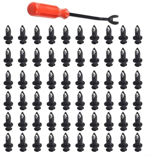 babominimer Kotflügel-Clips und Karosserie-Nieten aus Kunststoff, 100 Stück, mit Entfernungswerkzeug für TRX680, TRX650, TRX500, für Rancher, Foreman, Rubicon, für Polaris, für Sportler, für RZR, für