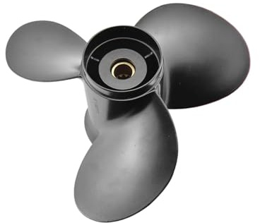 GPJTJROL Außenbordpropeller for Suzuki 9,9 PS 15 PS 9 1/4 * 11 Bootsmotor Aluminiumlegierung Schraube 3 Klinge 10 Spline Schiff Marine Motor Teil