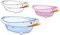Bañera infantil transparente duck 43l formybaby - colores surtidos