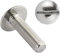 OPIOL QUALITY® Flachrundschrauben mit großem Kopf und Schlitz M6x20 mm aus Edelstahl A2 V2A (10 Stück) Becherschrauben Vollgewinde Flachrundkopf Schrauben