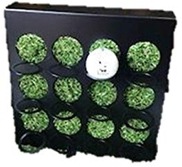James Premium Design Golfball-Vitrine für 9 Golfbälle + 3 NEU Metall Cube schwarz