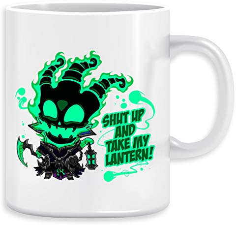 SHUT UP AND TAKE MY LANTERN!! Kaffeebecher Becher Tassen Ceramic Mug Cup