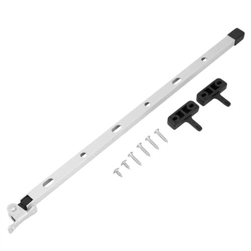 Manueller Fensteröffner für Gewächshaus, 39 cm Aluminium Fensterheber mit abgerundeten Kanten, Komplettes Set mit Schrauben und Stiften, Dachentlüftung Fensteraussteller für Frühbeet & Treibhaus