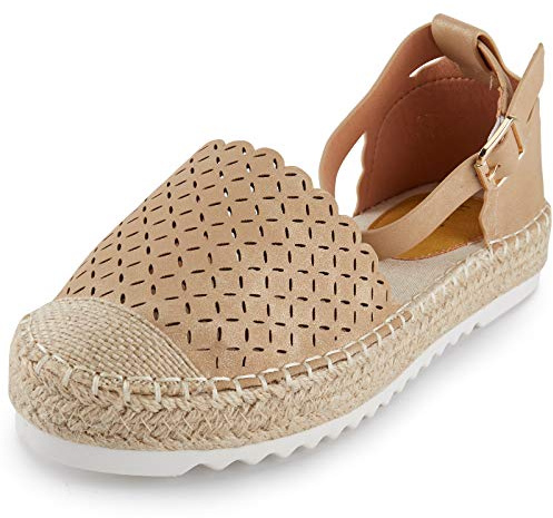 Alexis Leroy Chaussures Évider de Femme Ete Espadrille Sandales Plateforme à Bout fermé Confort