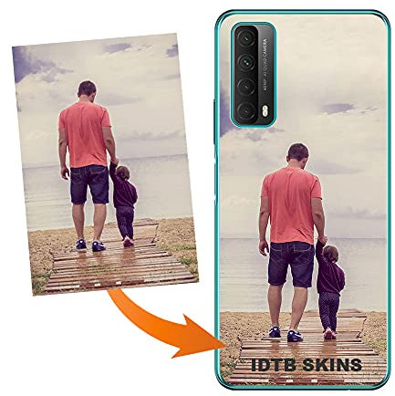IDTB SKINS Cover Personalizzata per Huawei P Smart 2021,Personalizza la Custodia con la Foto Immagine o la Scritta con Colore Standard.La Cover in TPU Morbido.