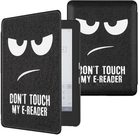 Lunso - Compatible avec la coque Kobo Glo/Glo HD/Touch 2.0 (6) - Étui de couchage - Don't Touch