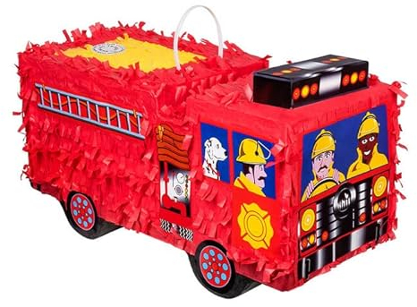 NEU Piñata/Pinata Feuerwehr/Feuerwehrwagen, ca. 43x24cm