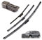 XQSSB 3 Teile/Satz Windschutzscheibe Scheibenwischerblätter Set Für VW Für Tiguan MK2 Vorne Hinten Fenster 2017 2018 2019 2020 Scheibenwischer