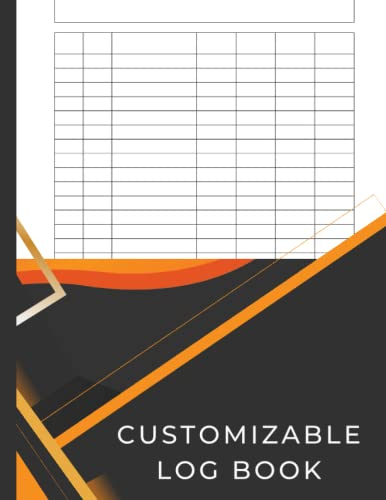 Customizable Log Book | Debit and Credit | Employee Time Log | Vehicle Maintenance | Inventory and Equipment | Budget Planner | Bill Tracker | Spending Tracker | 8.5 x 11 | 100 Pages