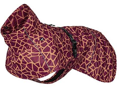 Rukka Pets HAYTON WARM Raincoat Regenmantel für Hunde Karminrot 65
