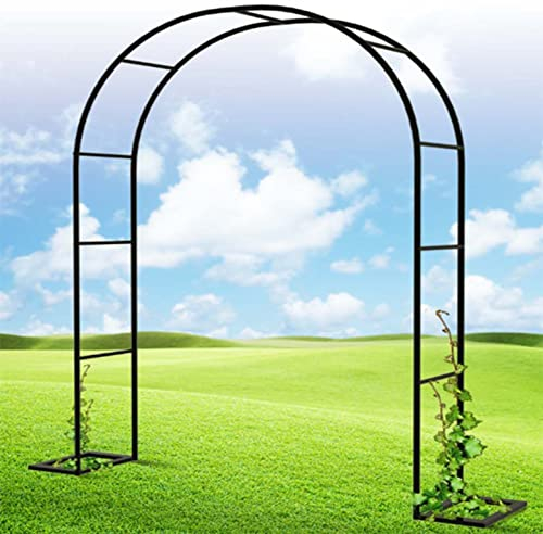 DPDZSW Garten-Rosenbogen aus Edelstahl, Gartenbogen Rankhilfe, für Kletterpflanzen, Gartenlaube Pergola Spalier, Wetterbeständig Rankbogen für Indoor/Outdoor,350x220cm