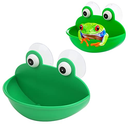 Frösche Lebensräume Frösche Schäl Halter Mit Saugnäpfen, Niedliche Frösche Terrarien Dekor Fisch Tank Dekoration Für Baum Frösche Kröte Kaulquappe Kleine Aquatics Tiere