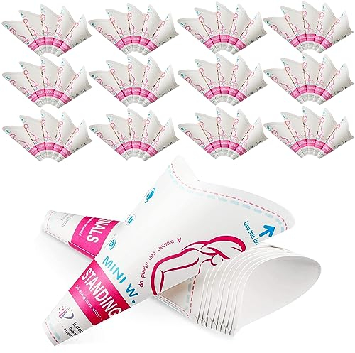 gotyou 40 pezzi Urinella per donne, Imbuto Orinatoio per Donne, Urina Donna orinatoio Portatile Imbuto per Pipì, Urinatoio Minzione Femminile da Viaggio, per campeggio, viaggi