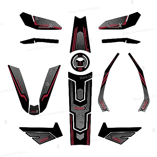 Kit Adesivi 3D Resinati Protezioni compatibili con Benelli TRK 502 X