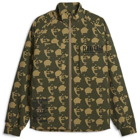 PUMA Veste Coupe-Vent Marron/Beige Homme X Pleasures Marron M