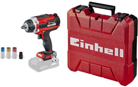 Einhell Professional Avvitatore a Impulsi Percussione a Batteria IMPAXXO 18/400 Power X-Change & Originale Box S35 Valigetta (dimensioni 350x330x110 mm, a prova di schizzi d'acqua