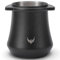 KNODOS 54mm Coffee Bean Dosing Cup Stainless Steel Espresso Dose Cup With Grinder Activating Tab Fits Breville Espresso Machine Accessories (Black)