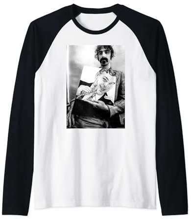 Frank Zappa Weasels Ripped My Flesh Album di Everard Smith Maglia con Maniche Raglan