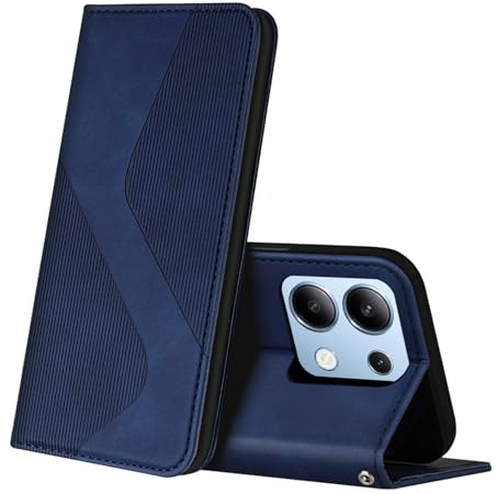 ZONNAVI Cover per Xiaomi Redmi Note 13 4G, Flip Custodia Pelle PU con [Slot Cart] [Supporto Stand] [Magnetica], Cover a Libro Portafoglio per Redmi Note 13 4G (Blu)