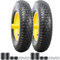 PaoWin Lot de 2 pneus et roues 4.80/4.00-8 (avec tuyaux) - Roue de 15 avec roulements 5/8 - Compatible avec diable 4,80-8 4,00-8, brouette, chariot, pneus Gorilla Carts - Jaune