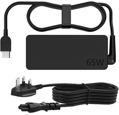 65W 45W USB C AC Adapter Fit for Lenovo ThinkPad T480 T490 T580 A285 A475 A485 T470s T480s Laptop Charger for Chromebook 100e 300e 500e C330 C340 S340 C630 ADLX65YCC3A ADLX65YLC2A Power Supply Cord