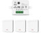 Pixelure Interrupteur d'éclairage sans fil 1+3, interrupteur de sécurité et contrôleur récepteur 10 A pour lampes jusqu'à 1500 W