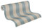 Livingwalls Anna D'Andrea Vliestapete Streifen 10,05 m x 0,53 m - Blau, Beige - Tapete Blockstreifen - 782263