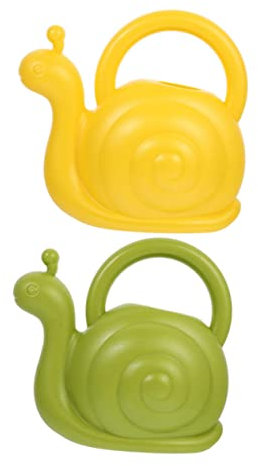 Kisangel 2pièces Arrosoirs Plastique Forme De Limace pour Jardinage Pots Arrosage Amusants Et Ergonomiques Couleurs Aléatoires Arrosage De Plantes Intérieures Et Extérieures