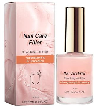 12ml Nail Hardener Strengthener, Treatment with Biotin, Calcium & Vitamins for Strong Natural Nails, Protect Against Breaking & Splitting, No Bake Nail Polish Finish Manicure Normal Lacquer Clear