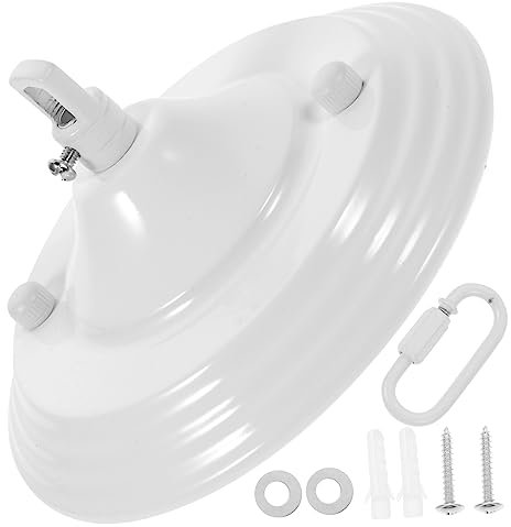 HOMSFOU Deckenleuchtenplatte Baldachin-abdeckung Für Kronleuchter Pendelleuchtenbaldachin Leuchtenhalterung Deckenabdeckplatte