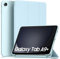 YLK Funda con Samsung Galaxy Tab A9+/ A9 Plus 11 Pulgadas 2023 SM-X210/ X216/ X218, PU Cuero Soporte de Cubierta de Tableta Protectora Anti-Scratch y Plegable Auto/Sueño Auto (Azul Claro)