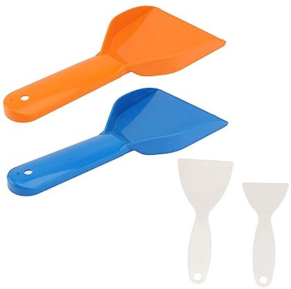 Toyvian Pala para Descongelar Hielo de Hielo para Refrigerador Mango Ergonómico Herramienta para Cocina para Congeladores 4 Piezas